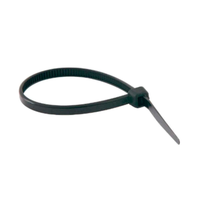 Abraçadeira De Nylon Guinner Preta 200X2,5Mm Diâmetro 50Mm Pacote 100 Unidades