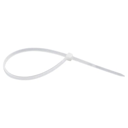 Abraçadeira De Nylon Nove54 280X4,8Mm Branca Pct C/100 Uso Residencial E Industrial