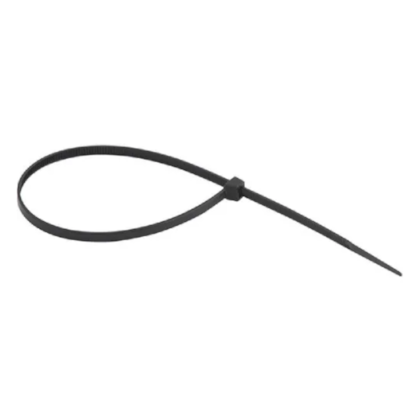 Abraçadeira De Nylon Nove54 400X4,8Mm Preta Pct C/100 Uso Residencial E Profissional