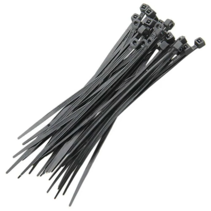 Abraçadeira De Nylon Nove54 400X4,8Mm Preta Pct C/100 Uso Residencial E Profissional