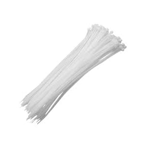 ABRAÇADEIRA NYLON GUINNER 390X4,8MM BRANCA PCT 100