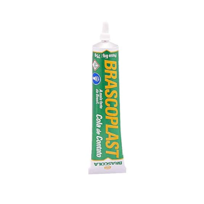 Adesivo De Contato Brascoplast 75 G Alta Durabilidade Cor Amarela