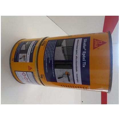 ADESIVO EPÓXI SIKADUR TIX SIKA 1KG PASTOSO BRANCO SIMILAR SIKA 31