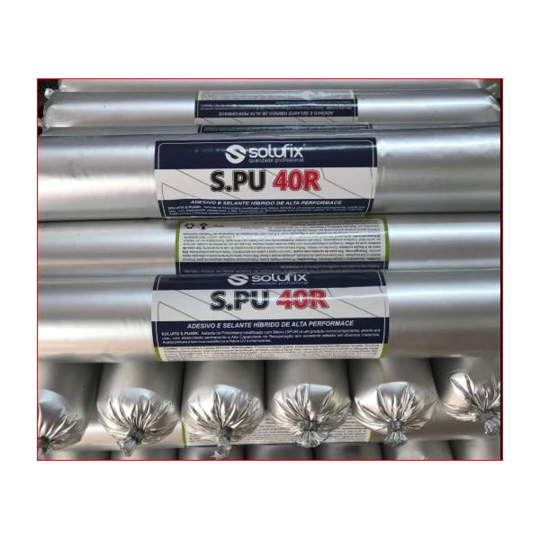 ADESIVO SELANTE HÍBRIDO SOLUFIX SPU 40R CINZA 900G SACHÊ PARA CONSTRUÇÃO CIVIL-c1be0367-8ade-48ac-93c4-f707ea960f27