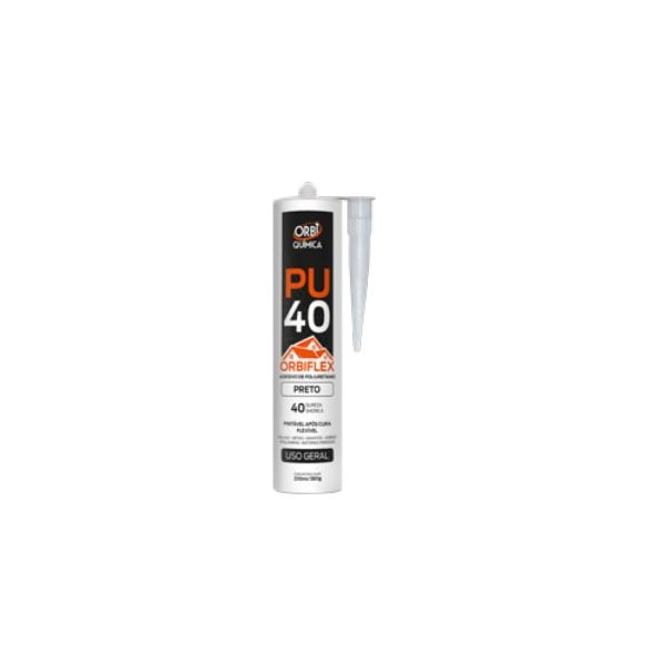 Adesivo Selante Pu40 Orbi Química Preto 380G Para Vedação, Preenchimento E Colagem-49007ace-cef0-442b-b3a0-5bea91106e36