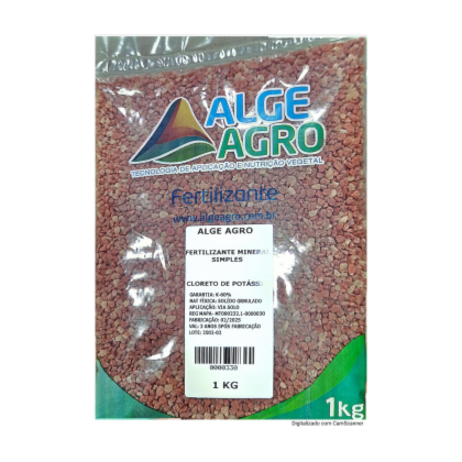 ADUBO SUPER SIMPLES 1KG ALGE AGRO FERTILIZANTE ORGÂNICO NUTRIENTES