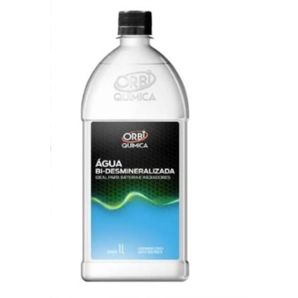 Água Desmineralizada 1L Orbi Química Para Radiador E Baterias
