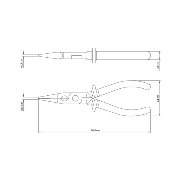 Alicate Bico Meia Cana 6” Isolado Tramontina | 41008/106-814fc246-afd7-461a-8b7d-c6e576b734e4