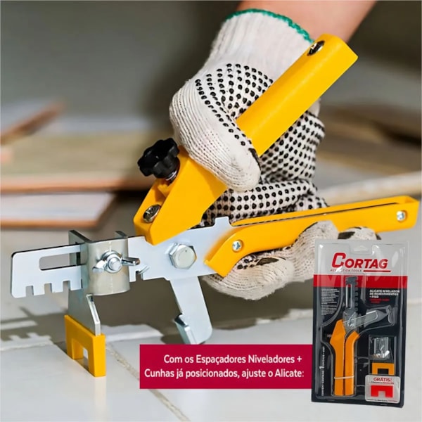 Alicate Para Nivelamento De Pisos E Revestimentos Cortag Com Sistema De Assentamento-cf0e239d-81b2-4572-b131-de05f08a6dd3
