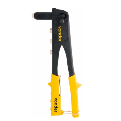 Alicate Rebitador Manual Vonder Rm244 Com 4 Bicos Conforto E Resistência