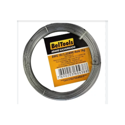 Arame Galvanizado Industrial 12 Bwg 2,76Mm 1Kg (22M) Belenus