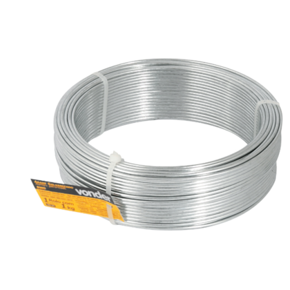 ARAME GALVANIZADO VONDER BWG 20 0,89MM ROLO 1KG COM 205M