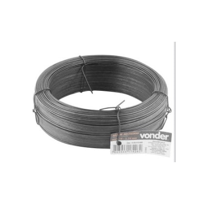 ARAME INDUSTRIAL RECOZIDO VONDER Nº 18 ROLO 1KG PARA AMARRAÇÃO E CONSTRUÇÃO