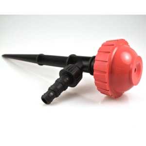 Aspersor Vulcão Laranja Completo Agrojet Para Irrigação