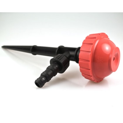 Aspersor Vulcão Laranja Completo Agrojet Para Irrigação