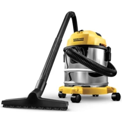 Aspirador De Pó E Água Kärcher Wdl 1S 1700W 12L 127V Com Soprador E Filtro Hepa