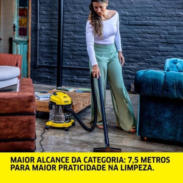 ASPIRADOR DE PÓ E LÍQUIDO KARCHER WDL 1S 12L 1700W 220V MULTIFUNCIONAL-379436de-8ad0-4c70-96b8-c442f6241307