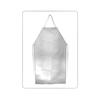 AVENTAL VINIL C.A 43903 MAICOL 0,15 MM TRANSPARENTE 115 CM X 70 CM COM FIVELAS.