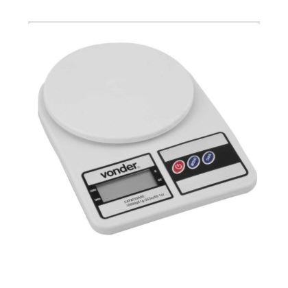 Balança Digital 10Kg Vonder Resolução 1G Bivolt A Pilha Aa