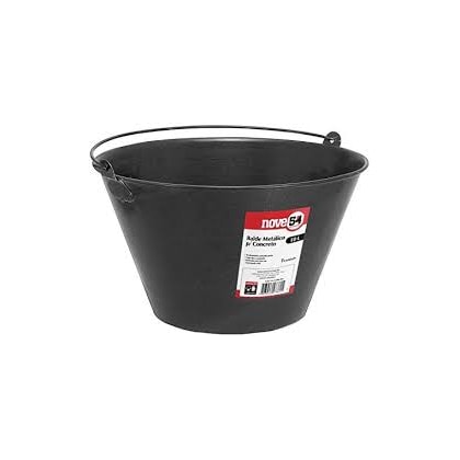 Balde Metal 10L Para Concreto Construção Civil Galvanizado