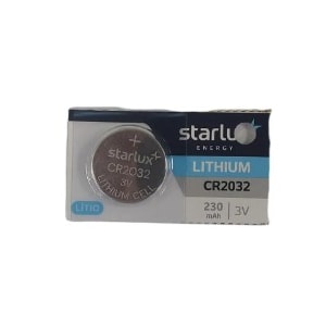 Bateria De Lítio Moeda Starlux Energy Cr2032 3 V Cartela Unidade Uso Eletrônico