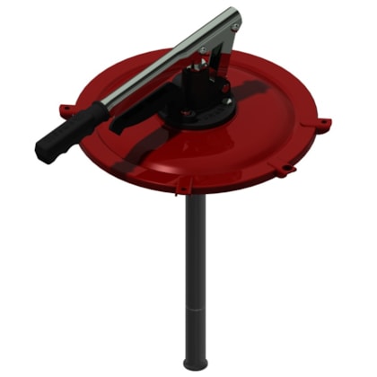 BOMBA DE GRAXA MANUAL LUMAGI LUB 500 PARA BALDE 20KG ALTA PRESSÃO COM TAMPA REFORÇADA
