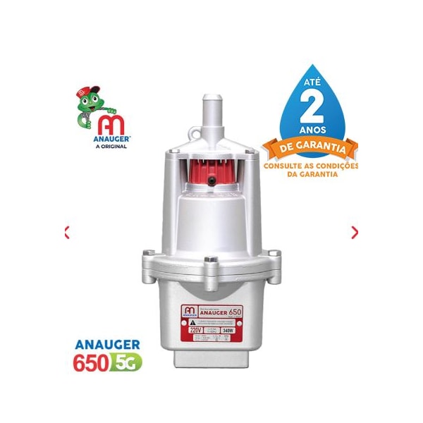 Bomba Submersa Vibratória Anauger Sappo 5G 650 360W 220V Vazão 1.600L/H Elevação 60M-cc1acd76-c9f5-4350-99f9-e4334d5e493a