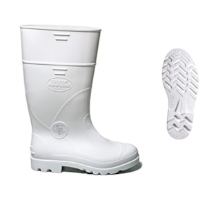 Bota PVC Branca Cano Longo Innovare Nº 36/37 Impermeável Antiderrapante Ca 36026