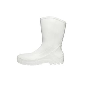 BOTA PVC BRANCA CANO MÉDIO VULCAFLEX Nº 43 IMPERMEÁVEL CA 42291