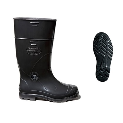 Bota PVC Preta Cano Longo Nº 43 Innovare Ca 36026 Impermeável Com Solado Antiderrapante