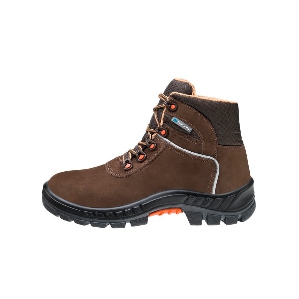 Botina De Segurança Marluvas New Prime Nº 39 Nobuck Marrom Claro Bico PVC Ca 41370-5351ab1c-812e-49ab-9e48-54e5fa234e0b
