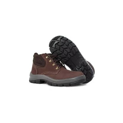 Botina De Segurança Nobuck Café Crival Cp092 Nº 42 Bico PVC Ca 40099