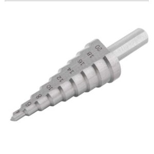 BROCA ESCALONADA VONDER 4MM A 20MM EM AÇO RÁPIDO HSS ÂNGULO 126° HASTE 8MM