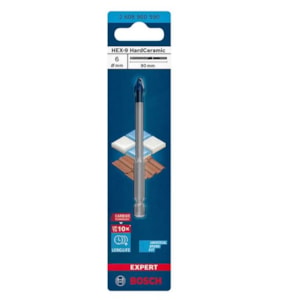 Broca Para Concreto Bosch Standard 6 X 90 Mm Metal Duro Uso Em Alvenaria E Pisos