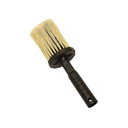 Broxa Redonda 8Cm Roma Com Cerdas Pet Para Pintura Com Cal E Tinta Em Pó