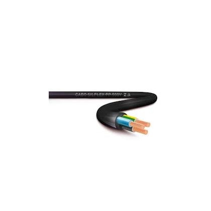 Cabo Elétrico Flexível PP Vathisa 1 Kv 3 X 4 Mm Preto Rolo 15 M