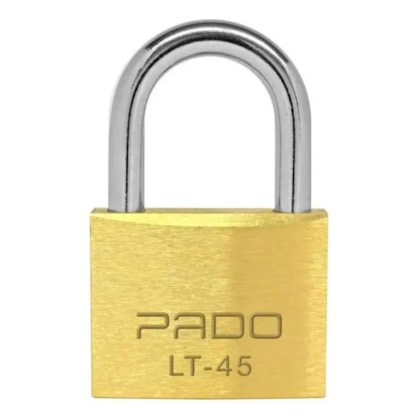 CADEADO LT 45MM LATÃO MACIÇO COM SEGREDOS IGUAIS 2 CHAVES
