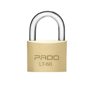 Cadeado Pado 60Mm Latão Maciço Segredos Iguais S1 Com 2 Chaves