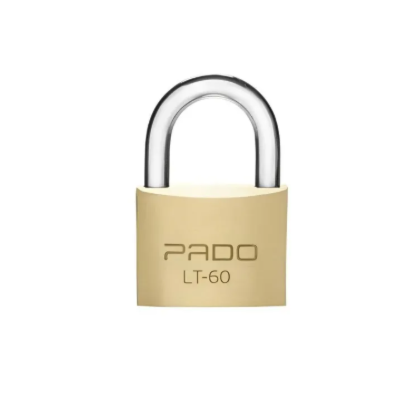 Cadeado Pado 60Mm Latão Maciço Segredos Iguais S1 Com 2 Chaves