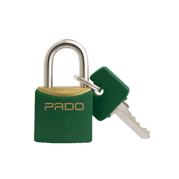 Cadeado Pado Sm Verde 30 Mm Com Corpo Em Latão Maciço E 2 Chaves-c6d872f7-5322-4533-a8fe-8e298601fe70