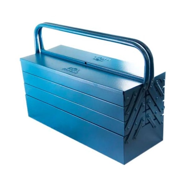 Caixa De Ferramentas Metálica 7 Gavetas Compartimentos Fercar N°09 Azul-1e662fd1-e693-4f24-b129-ff784d9867ea