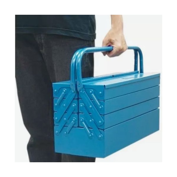 Caixa De Ferramentas Metálica 7 Gavetas Compartimentos Fercar N°09 Azul-f6bb7897-7666-4f96-861a-18fc28dbbca1