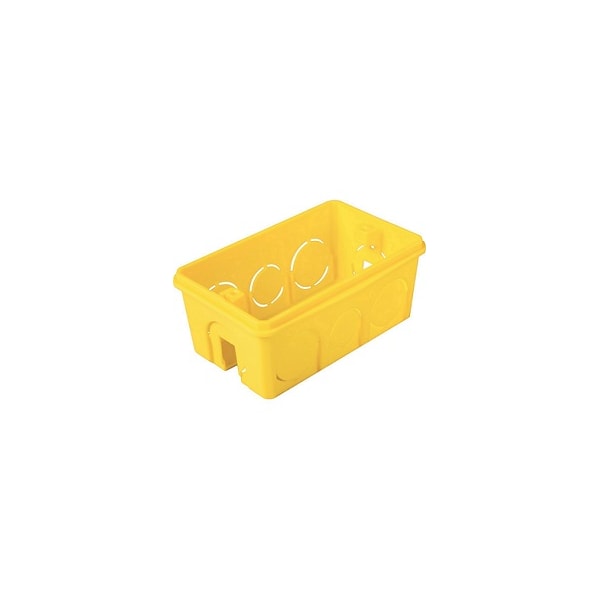 CAIXA DE LUZ 4X2 REFORÇADA P/ EMBUTIR NA PAREDE TRAMONTINA, AMARELA-07015c48-dbd3-4f5a-a86d-fa3fd315113d