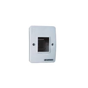 CAIXA DE SOBREPOR 1 E 2 POLOS PARA DISJUNTOR DIN SOPRANO