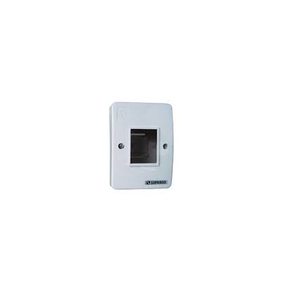 Caixa De Sobrepor 1 E 2 Polos Para Disjuntor Din Soprano