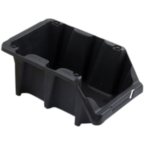 CAIXA PLÁSTICA PRESTO Nº 5 PRETA EMPILHÁVEL 4KG 150X115X255MM