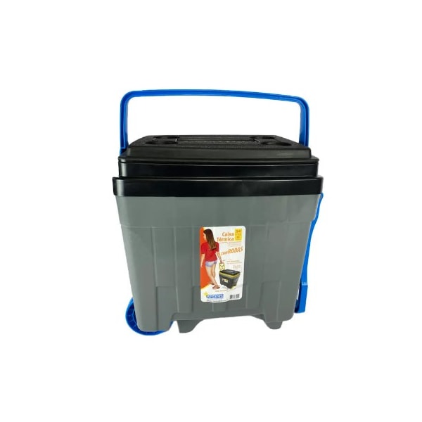 CAIXA TÉRMICA 34L ANTARES CINZA/AZUL COM RODAS E ALÇA-798bc1f9-73f7-421e-a33f-ae1e67b7cfb3