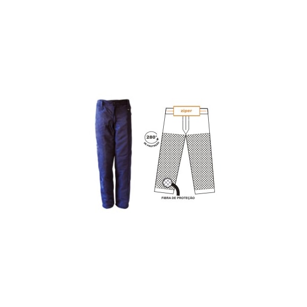 Calça Motosserrista Tecmater 8 Camadas Tamanho G 46 Para Proteção Dos Membros Inferiores-8f542cdb-e007-41eb-8fa9-7f9182a9ed04