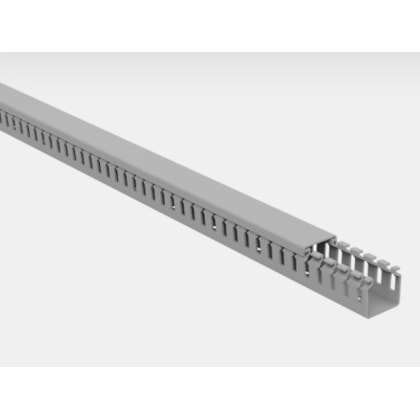 CANALETA ABERTA ENERBRAS 30X30MM CINZA 2M INDUSTRIAL