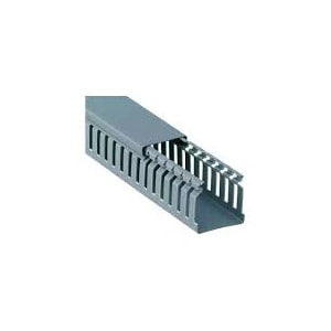 CANALETA ABERTA ENERBRAS 30X50MM CINZA 2M ORGANIZADOR DE CABOS